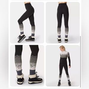 Sweaty Betty Black and Gray Leggings